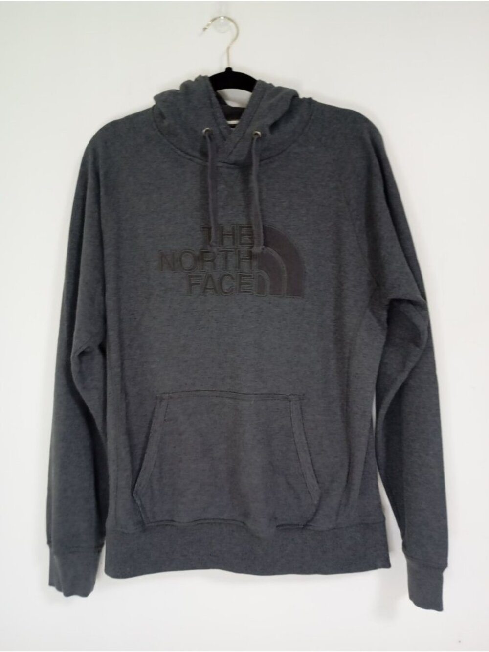 The North Face Mens Gray Hoodie Size M Regular Fit 50% Cotton 50% Polyester